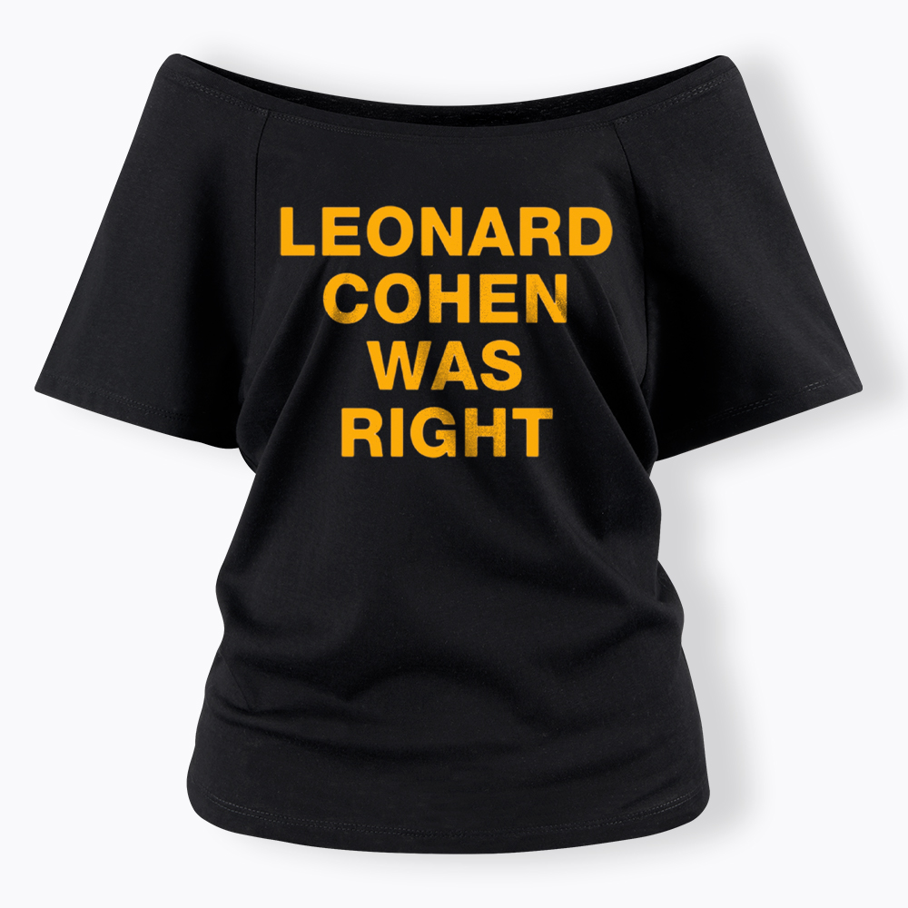 The Prophet Was Right Statement Off Shoulder T-Shirt