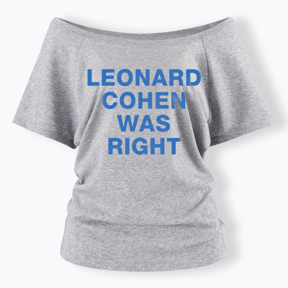 The Prophet Was Right Statement Off Shoulder T-Shirt