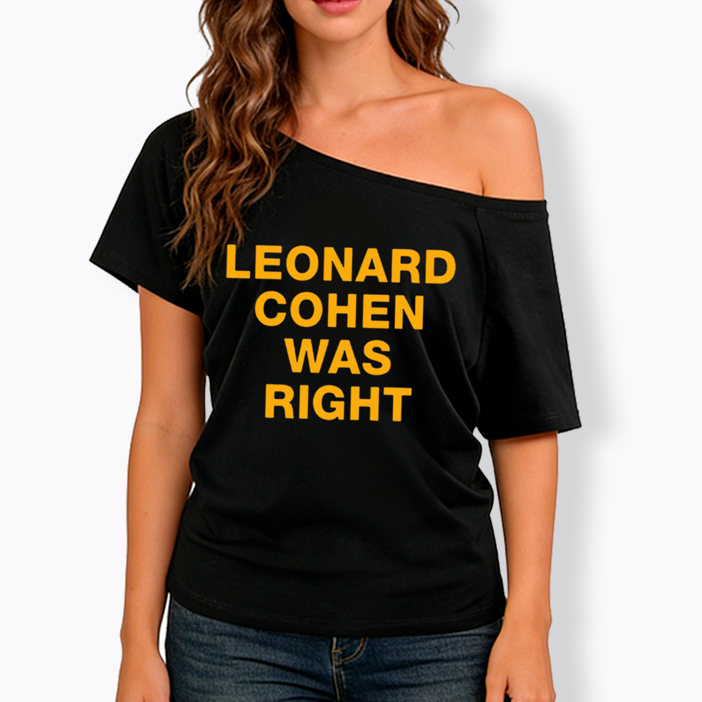 The Prophet Was Right Statement Off Shoulder T-Shirt