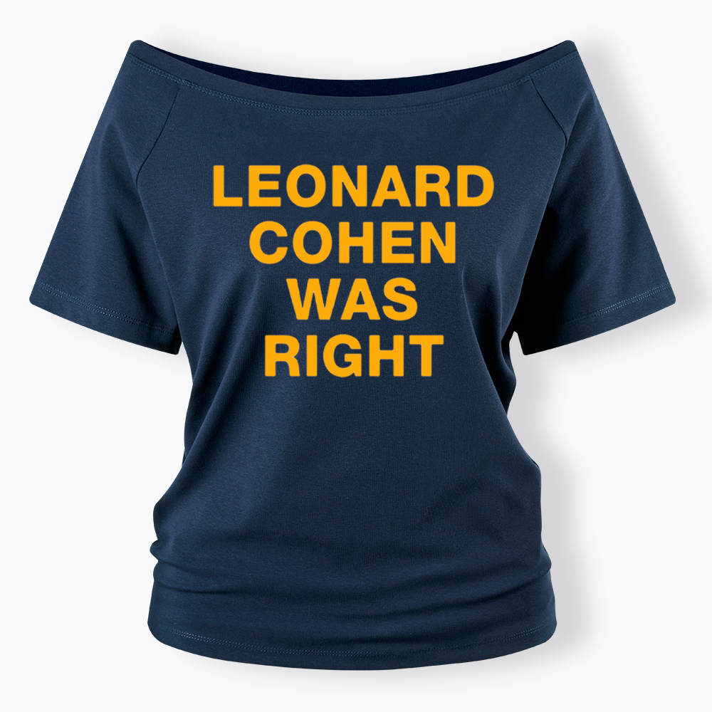 The Prophet Was Right Statement Off Shoulder T-Shirt