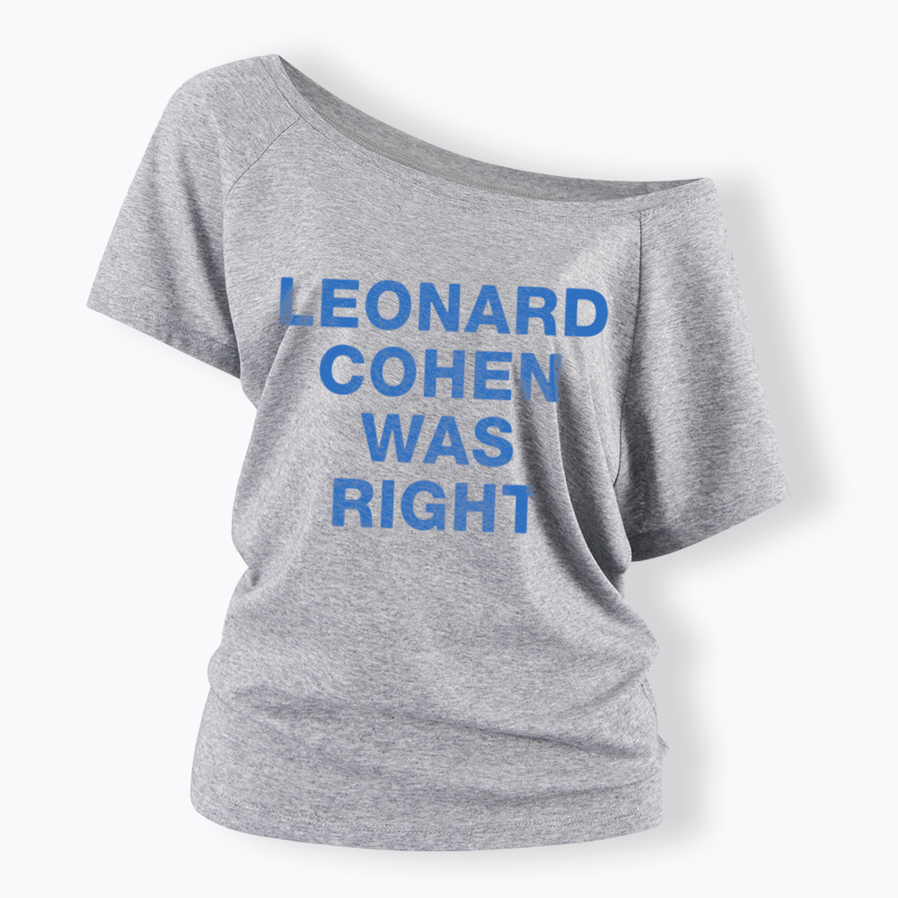 The Prophet Was Right Statement Off Shoulder T-Shirt