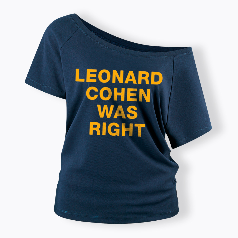 The Prophet Was Right Statement Off Shoulder T-Shirt