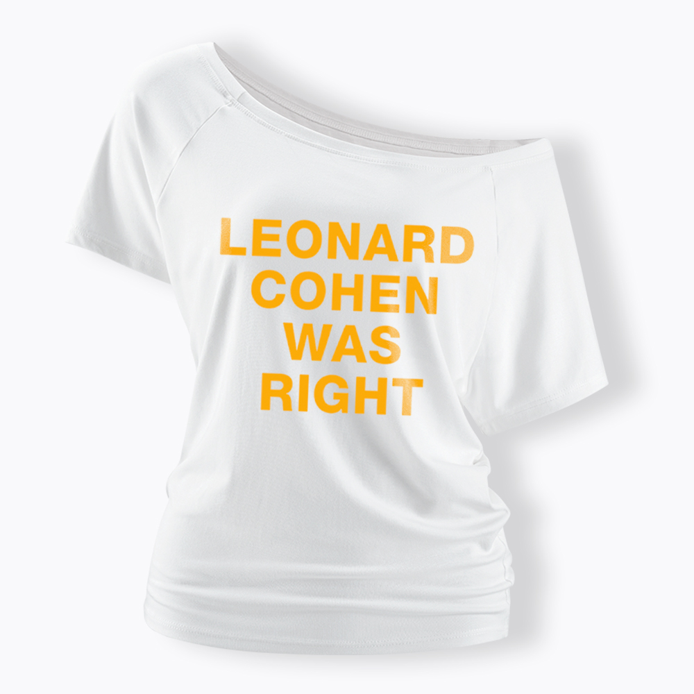 The Prophet Was Right Statement Off Shoulder T-Shirt