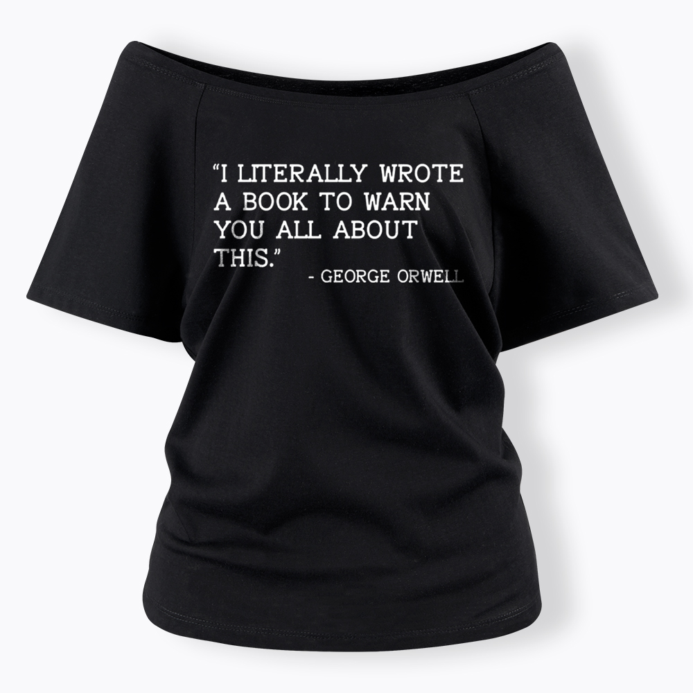 I Literally Wrote a Book to Warn You All About This Off Shoulder T-Shirt