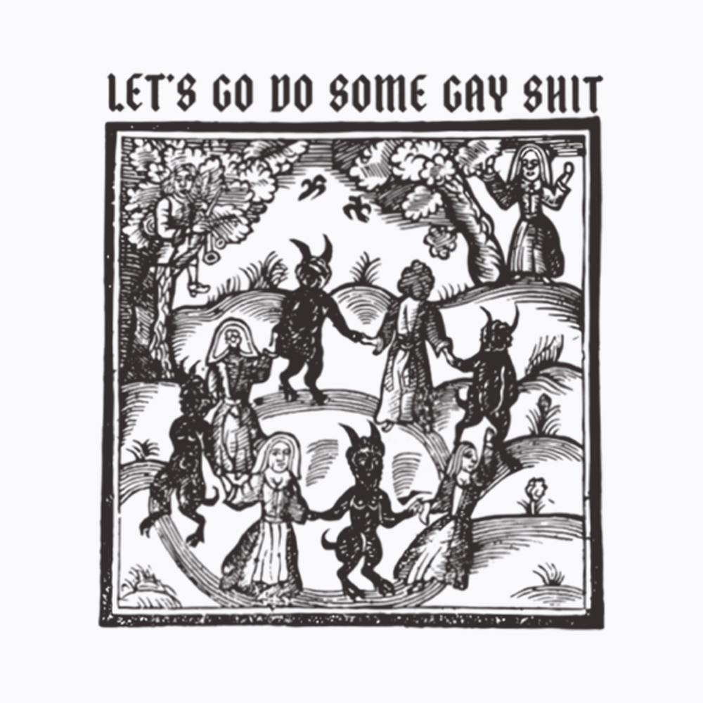 Gay Medieval Off Shoulder T-Shirt