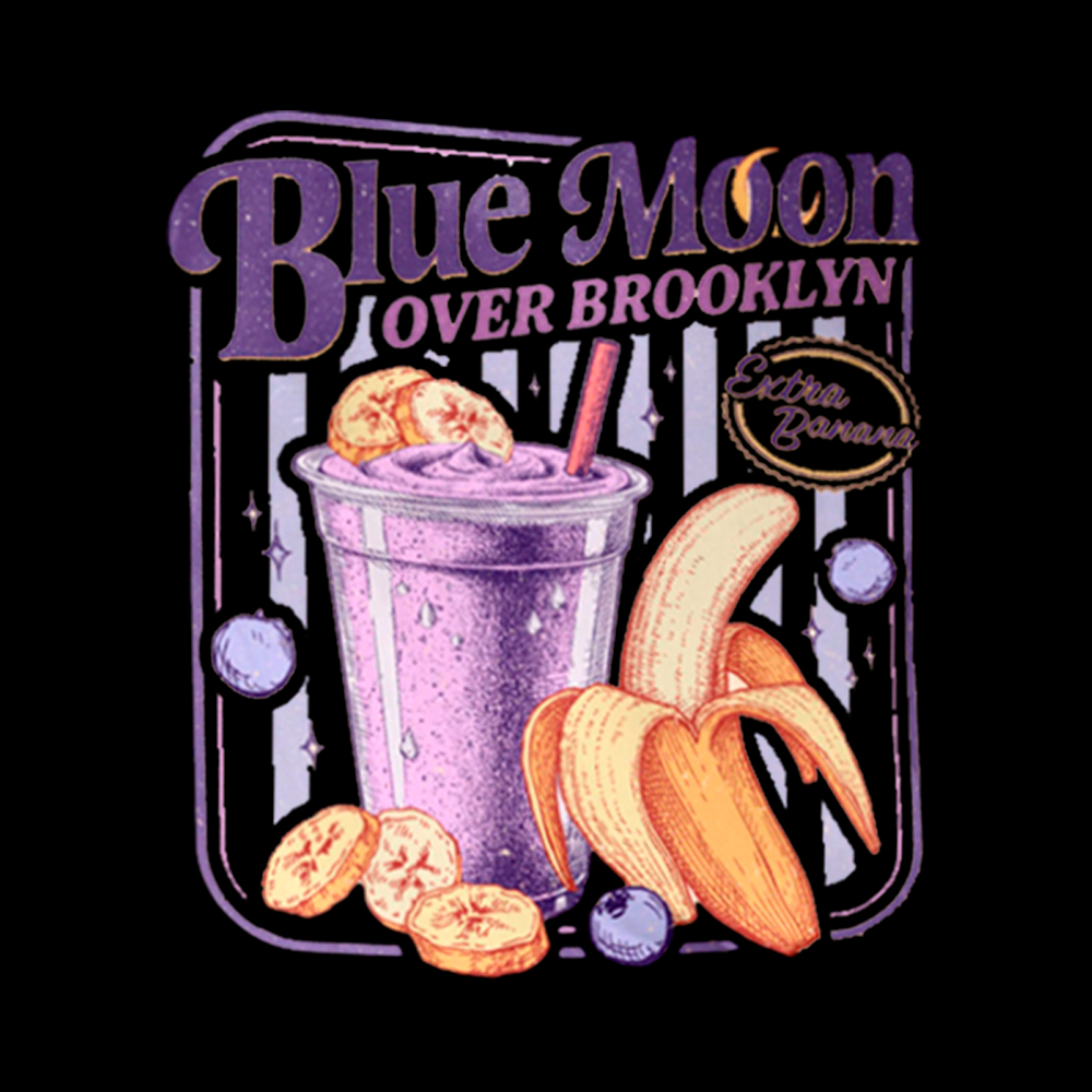 Blue Moon Over Brooklyn Cropped T-Shirt