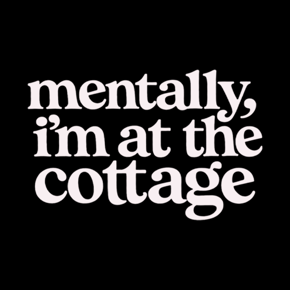 At the Cottage, Bookish Hockey Romance Boxy Cropped T-Shirt