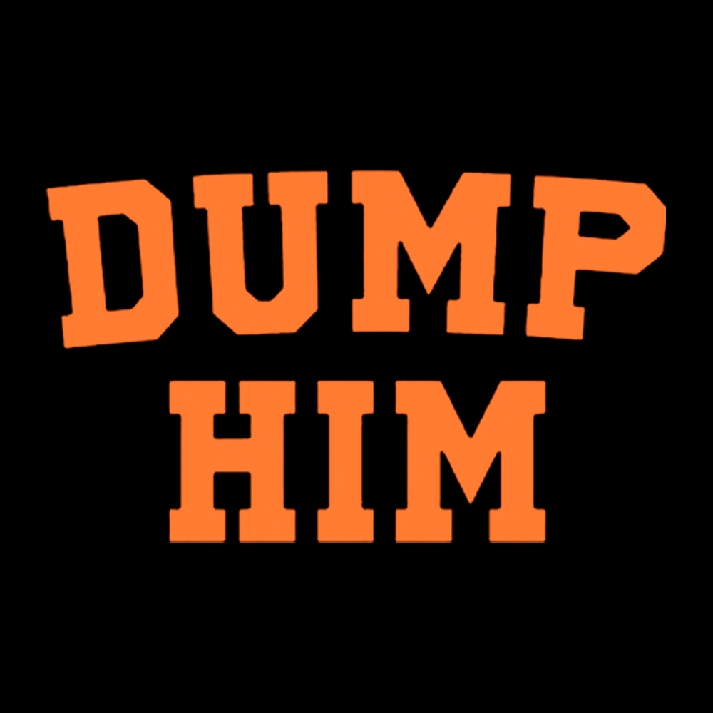 Dump Him 90s Inspired Cropped T-Shirt