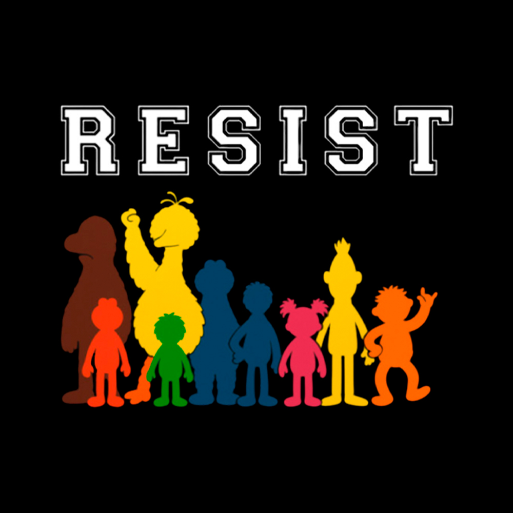 Save PBS Resist Cropped T-Shirt