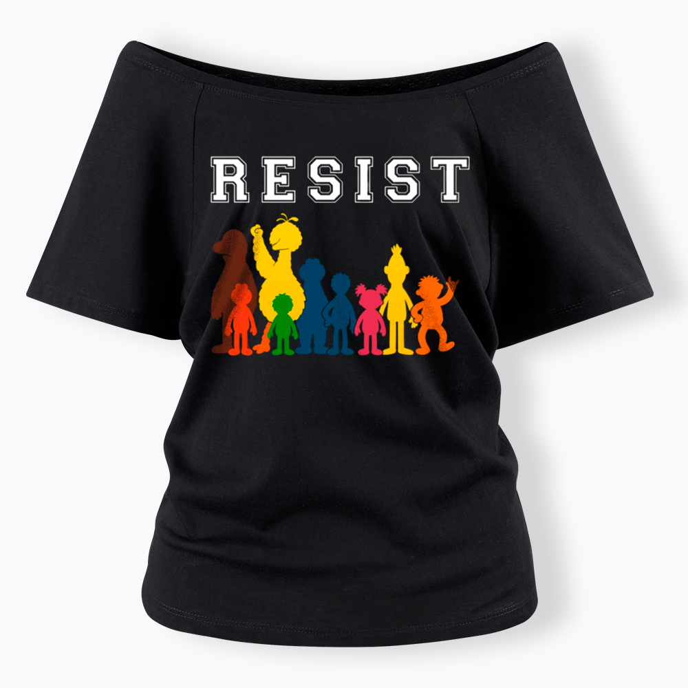 Save PBS Resist Off Shoulder T-Shirt