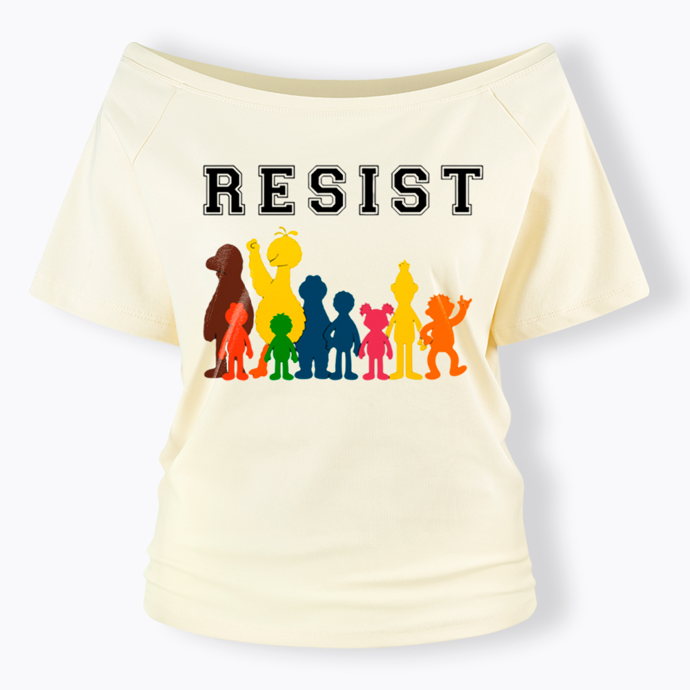 Save PBS Resist Off Shoulder T-Shirt