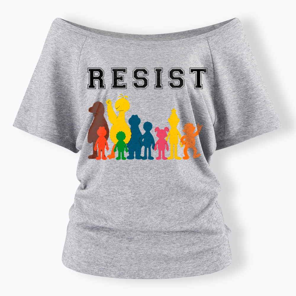 Save PBS Resist Off Shoulder T-Shirt