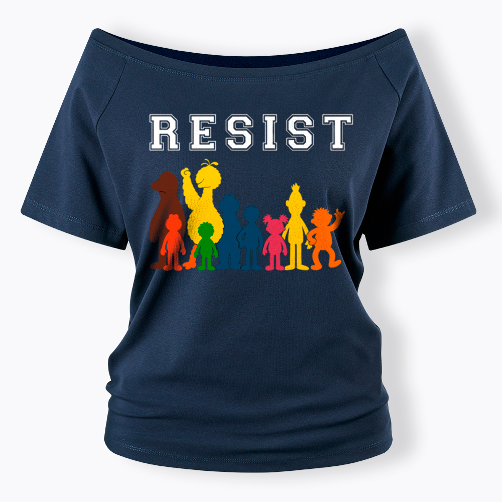Save PBS Resist Off Shoulder T-Shirt