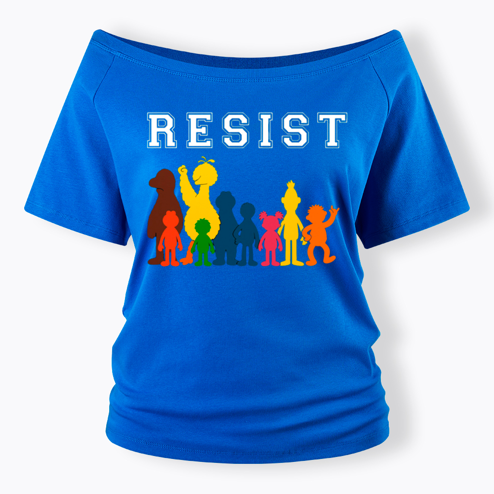 Save PBS Resist Off Shoulder T-Shirt