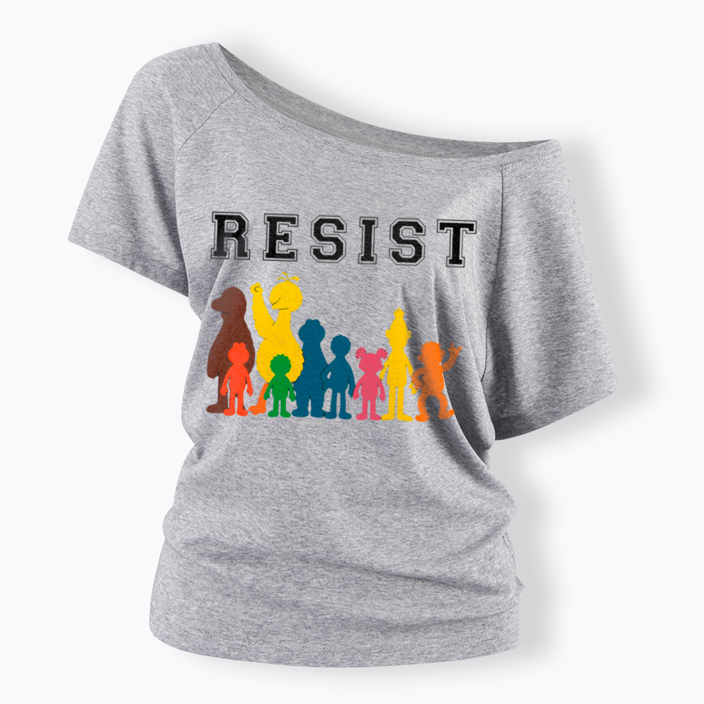 Save PBS Resist Off Shoulder T-Shirt