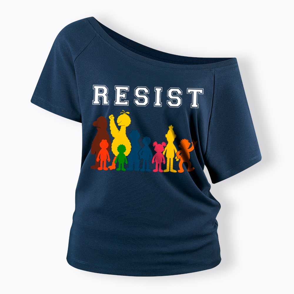 Save PBS Resist Off Shoulder T-Shirt
