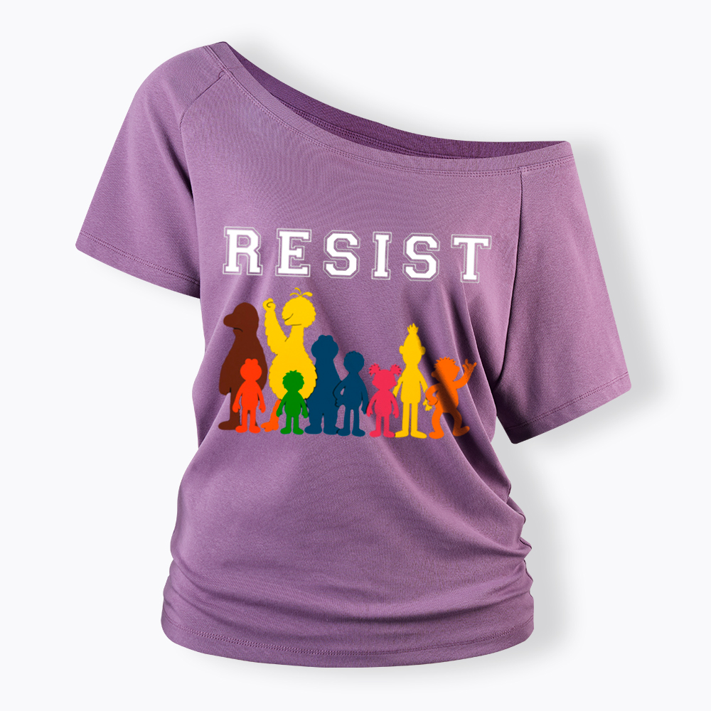 Save PBS Resist Off Shoulder T-Shirt