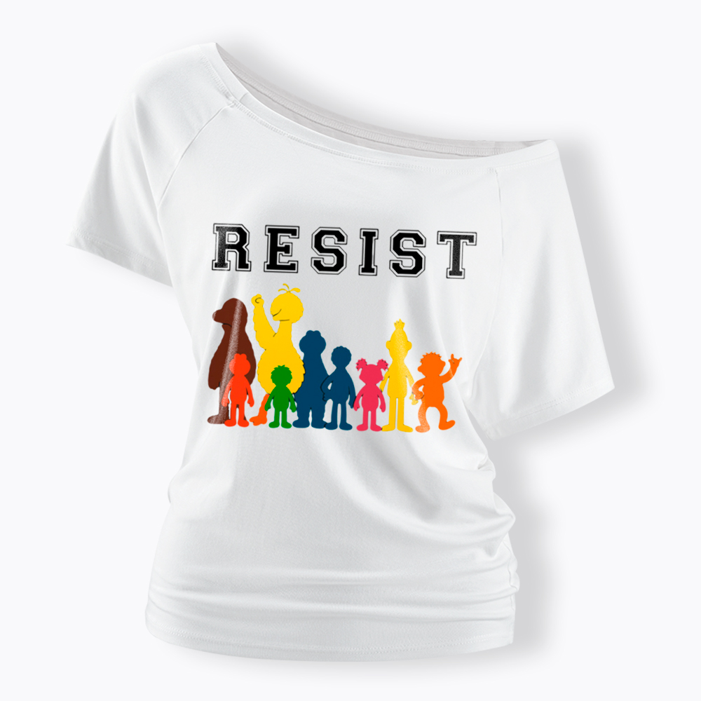 Save PBS Resist Off Shoulder T-Shirt