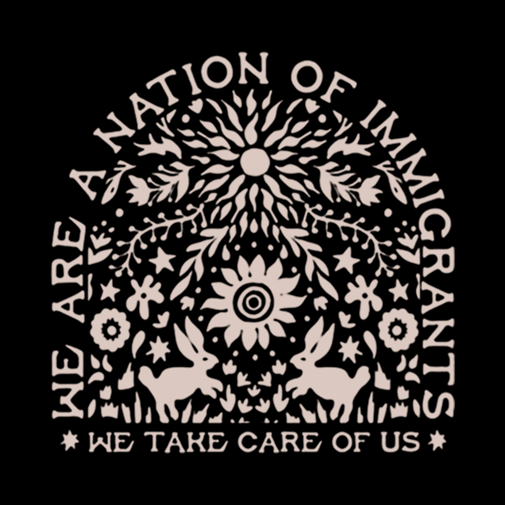 We Are a Nation Of Immigrants, We Take Care of Us Cropped T-Shirt