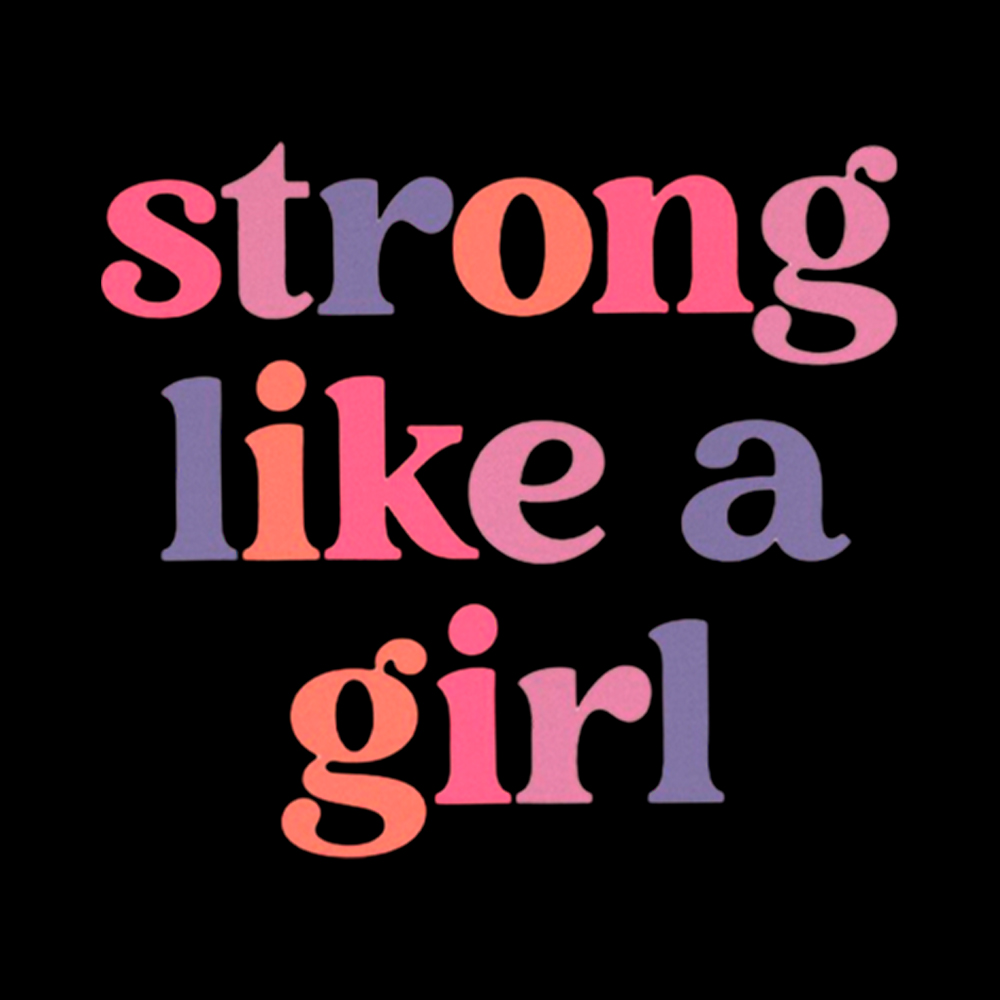 Strong Like a Girl Cropped T-Shirt