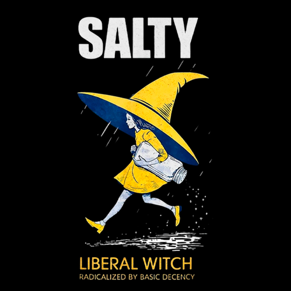 Liberal Witch Radicalized By Basic Decency Off Shoulder T-Shirt