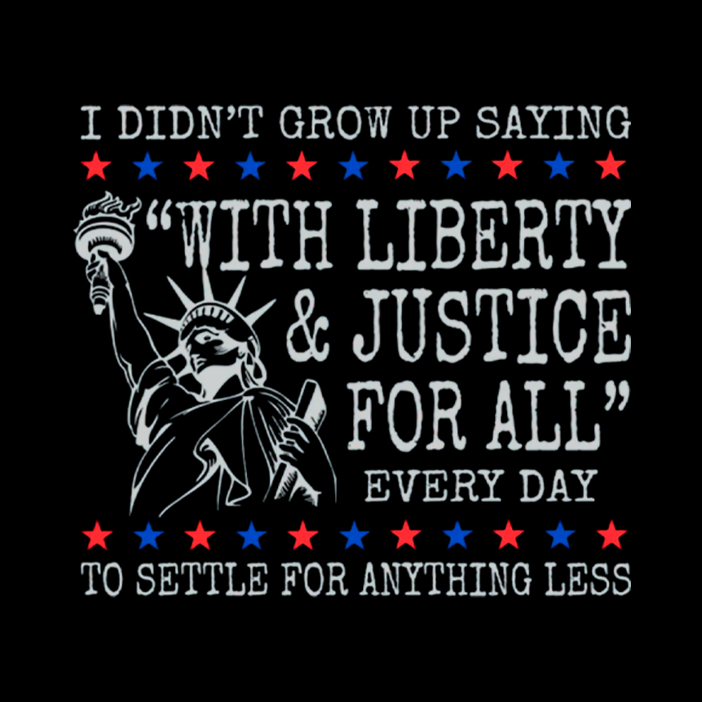 Liberty and Justice For All Cropped T-Shirt