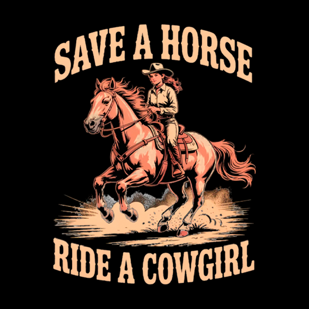 Cowgirl Lesbian Pride Cropped T-Shirt