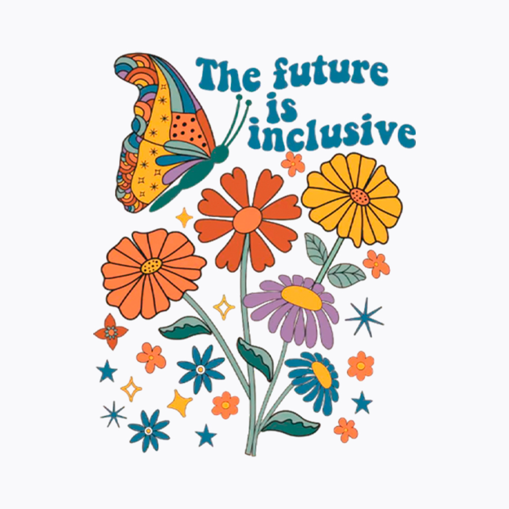The Future is Inclusive Off Shoulder T-Shirt