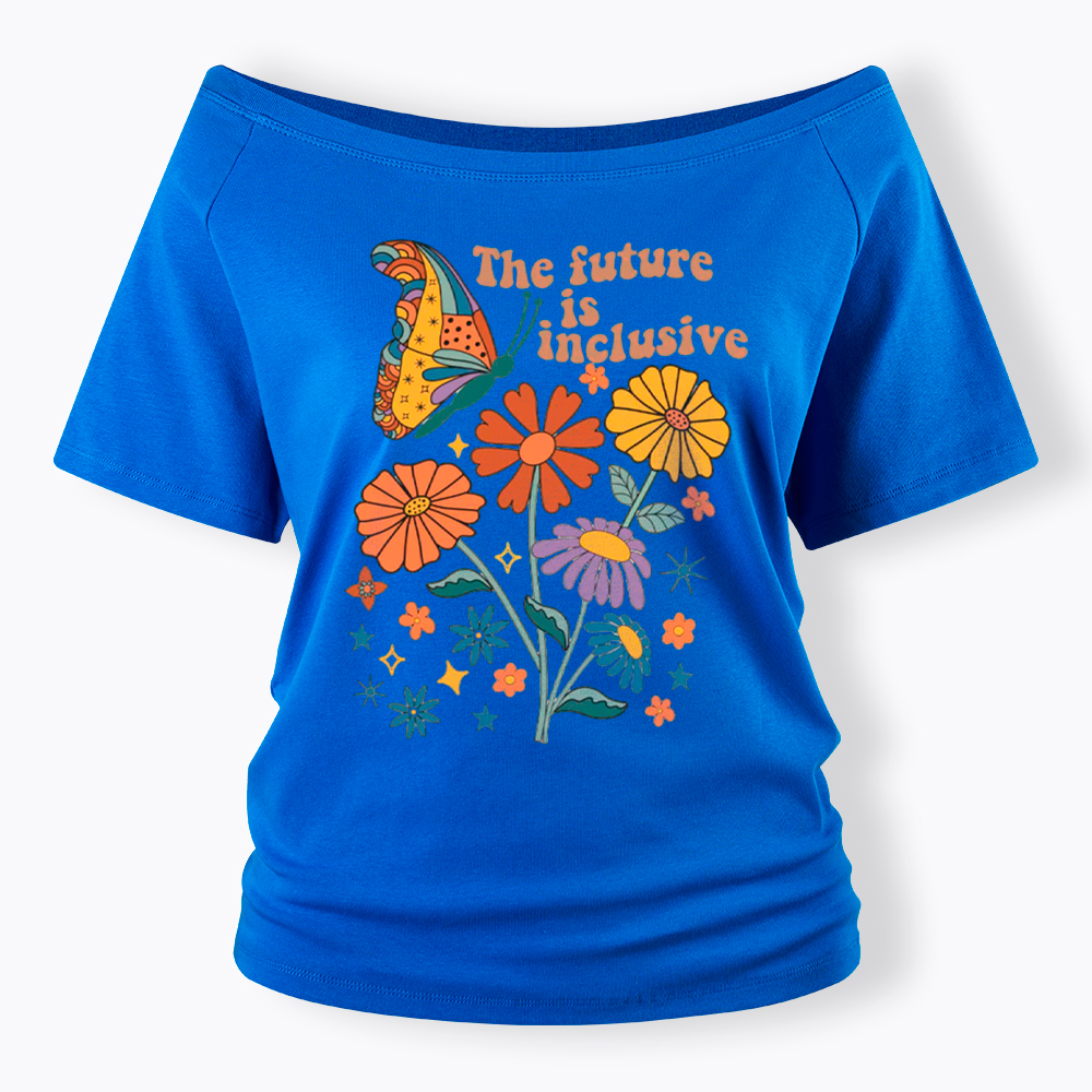 The Future is Inclusive Off Shoulder T-Shirt