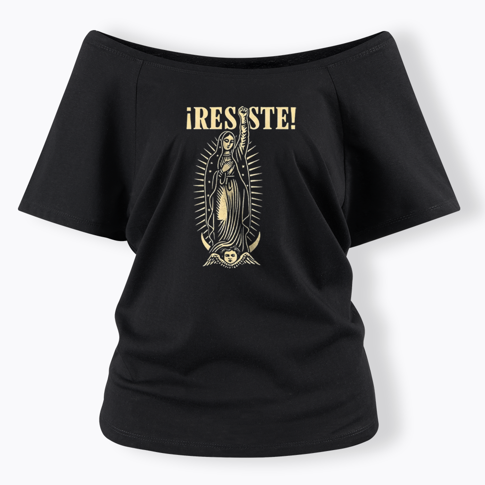 Virgin RESISTE Off Shoulder T-shirts