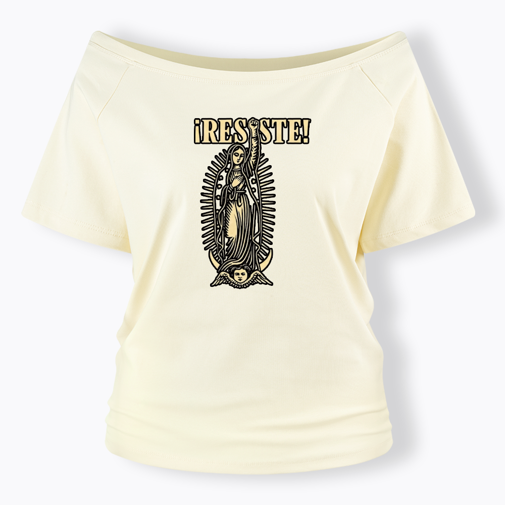 Virgin RESISTE Off Shoulder T-shirts