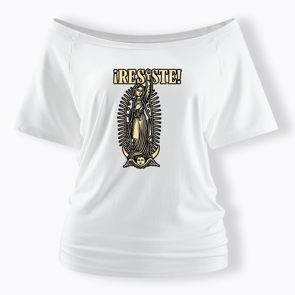 Virgin RESISTE Off Shoulder T-shirts