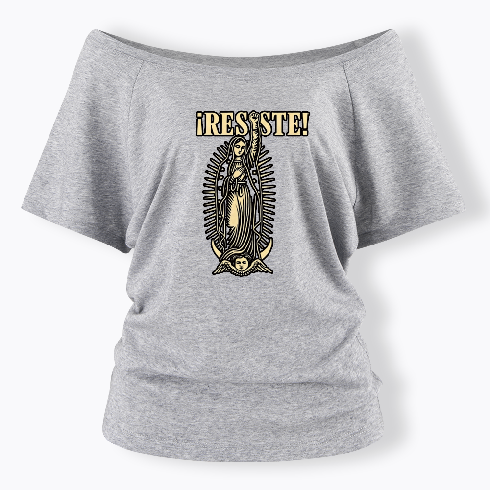 Virgin RESISTE Off Shoulder T-shirts