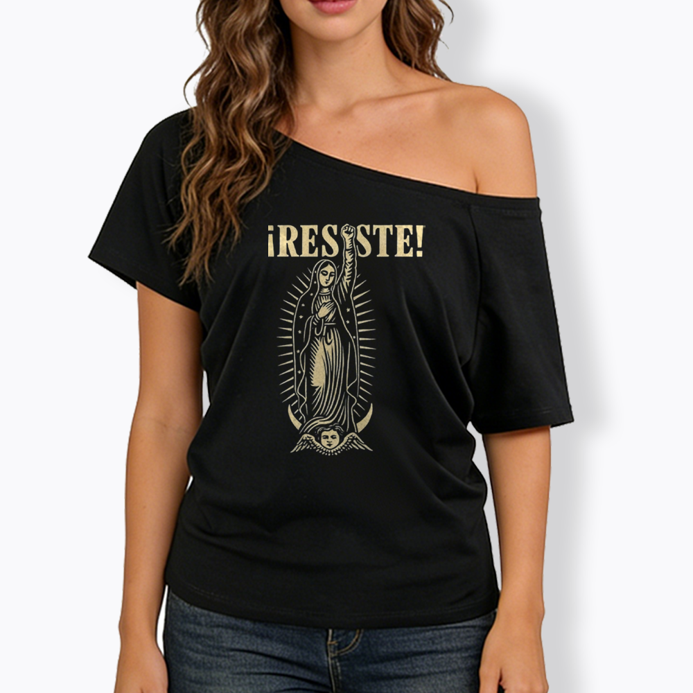 Virgin RESISTE Off Shoulder T-shirts