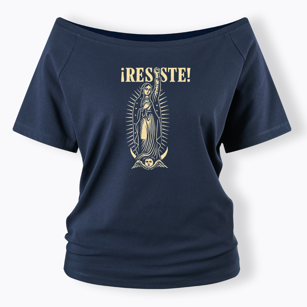 Virgin RESISTE Off Shoulder T-shirts
