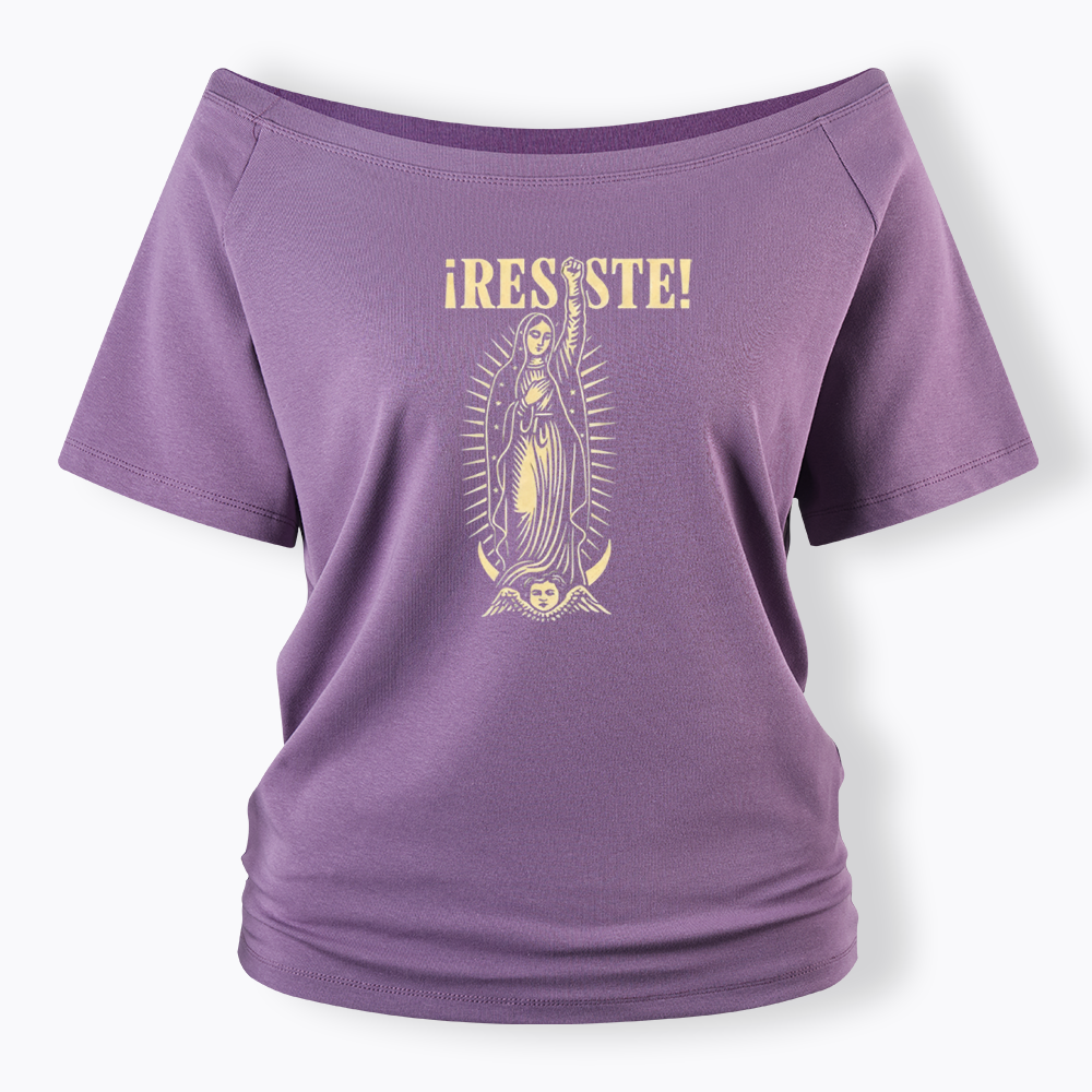 Virgin RESISTE Off Shoulder T-shirts