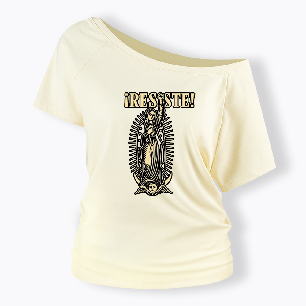Virgin RESISTE Off Shoulder T-shirts