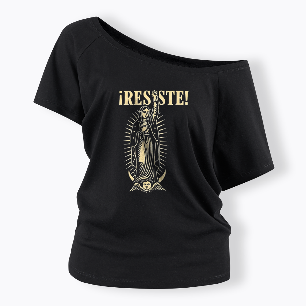 Virgin RESISTE Off Shoulder T-shirts