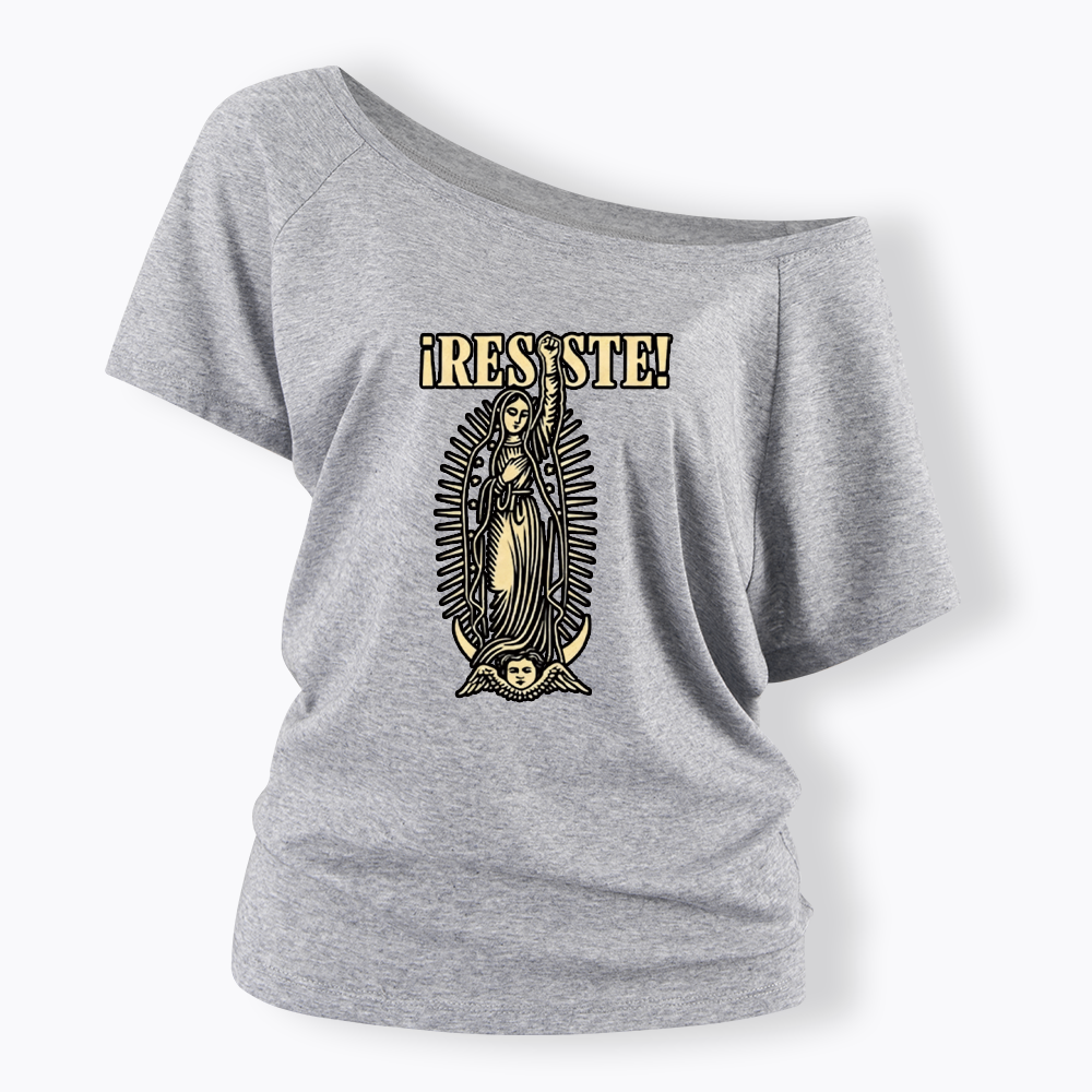 Virgin RESISTE Off Shoulder T-shirts