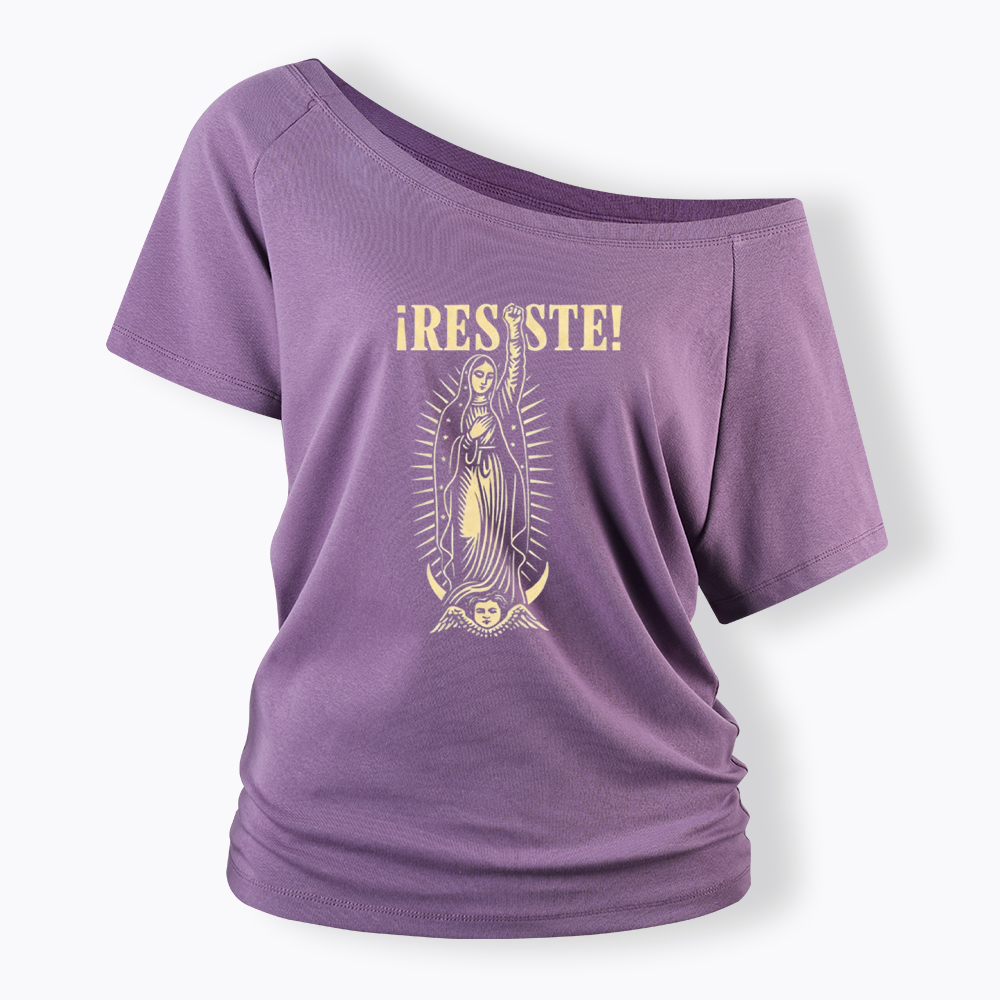 Virgin RESISTE Off Shoulder T-shirts