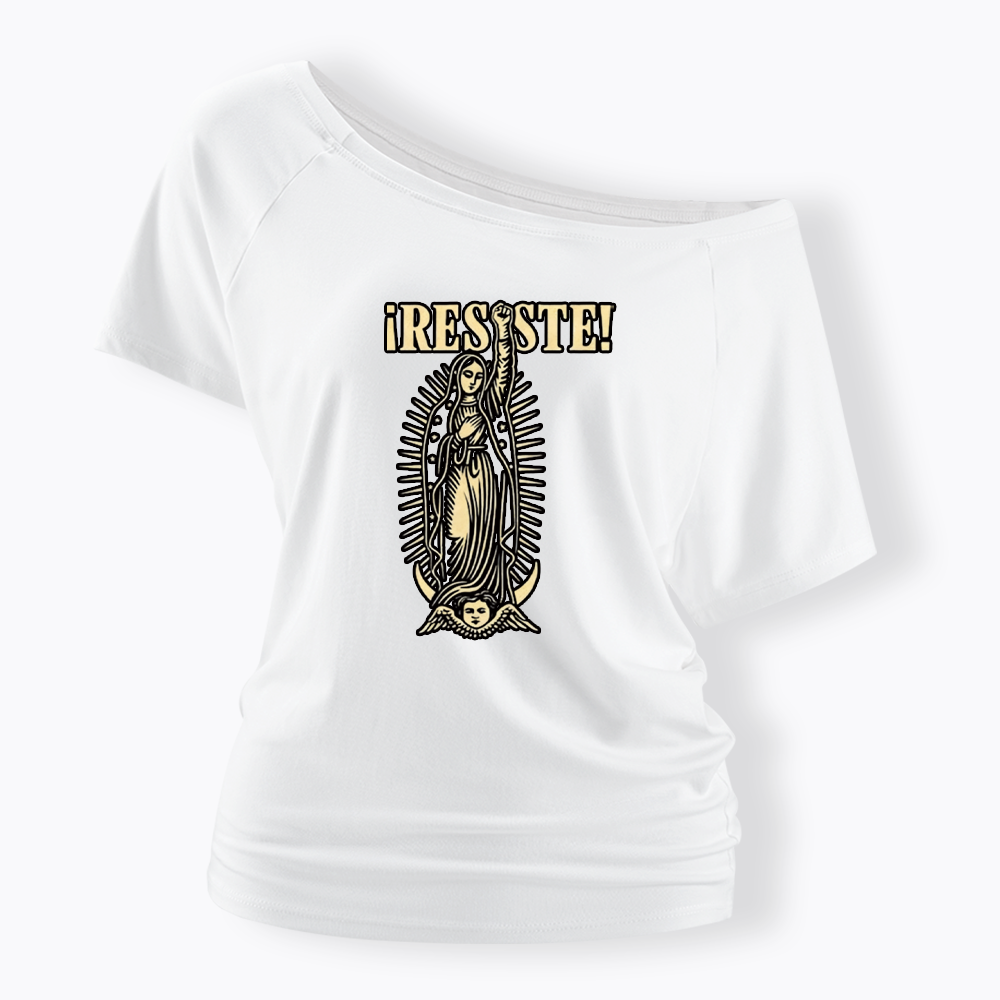 Virgin RESISTE Off Shoulder T-shirts