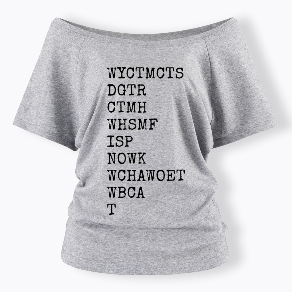 Will You Come To My Cottage This Summer Off Shoulder T-Shirt