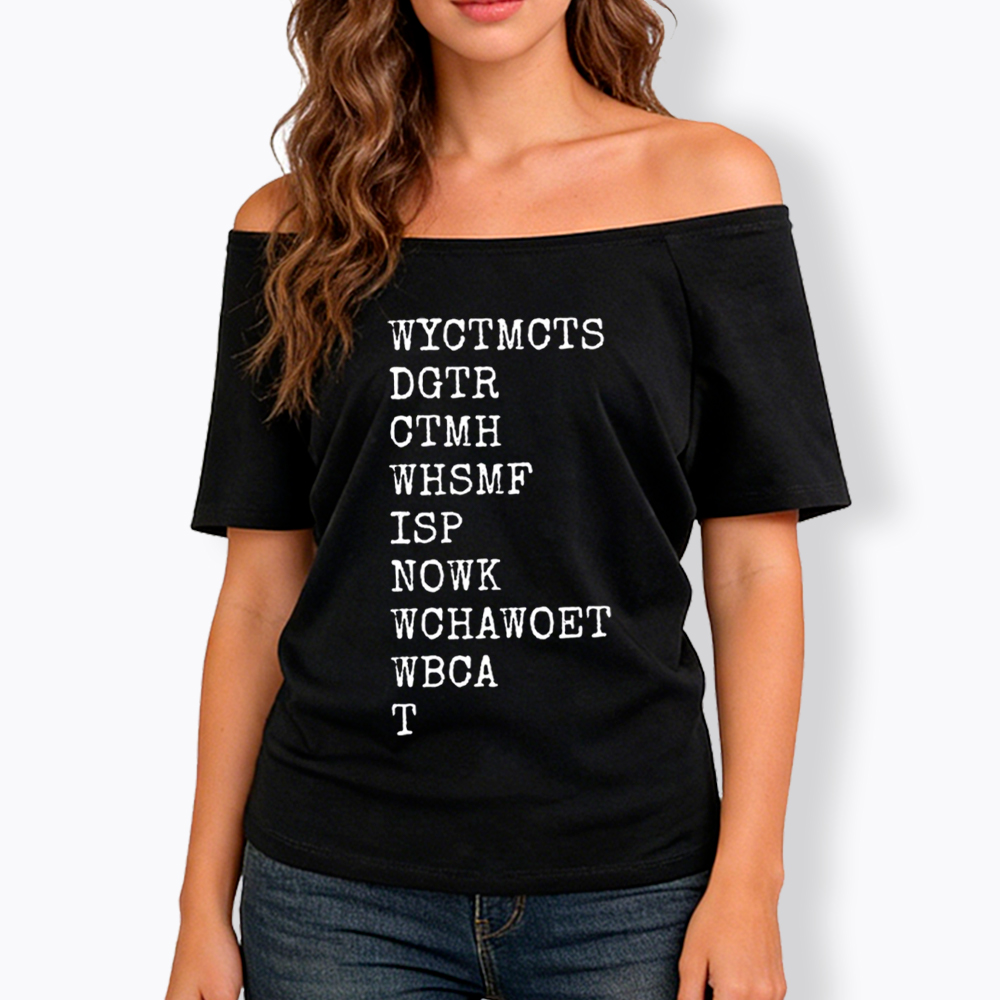 Will You Come To My Cottage This Summer Off Shoulder T-Shirt