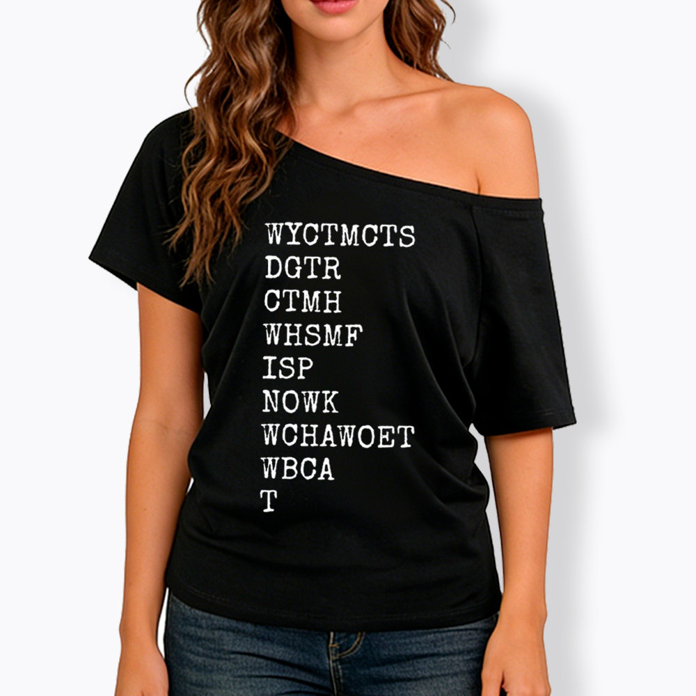 Will You Come To My Cottage This Summer Off Shoulder T-Shirt