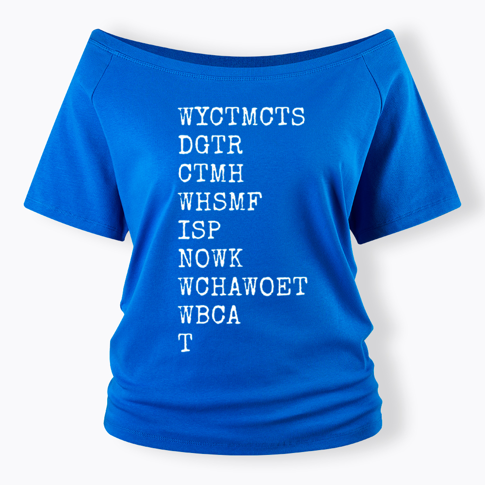 Will You Come To My Cottage This Summer Off Shoulder T-Shirt