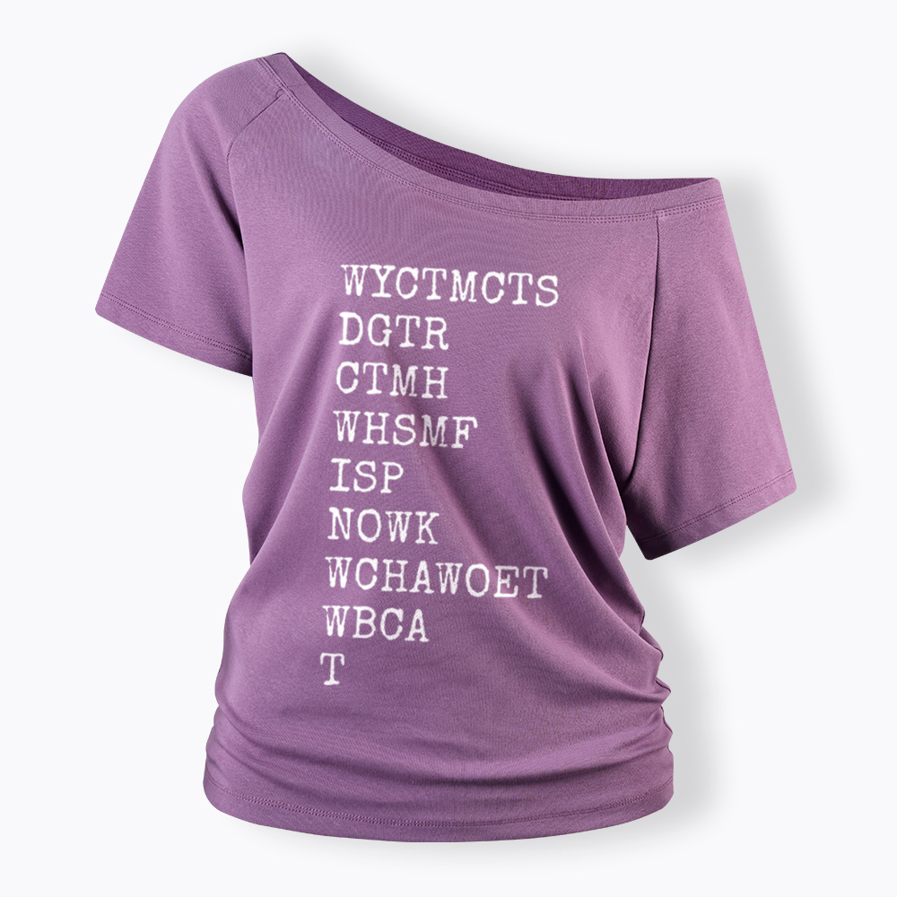 Will You Come To My Cottage This Summer Off Shoulder T-Shirt