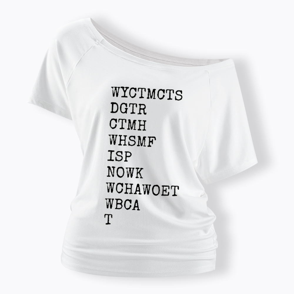 Will You Come To My Cottage This Summer Off Shoulder T-Shirt