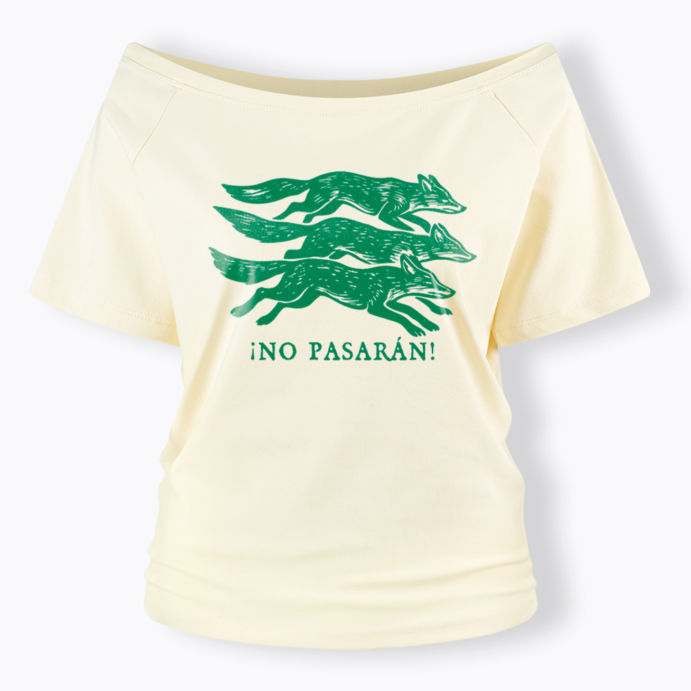 Foxes Resistance Off Shoulder T-Shirt