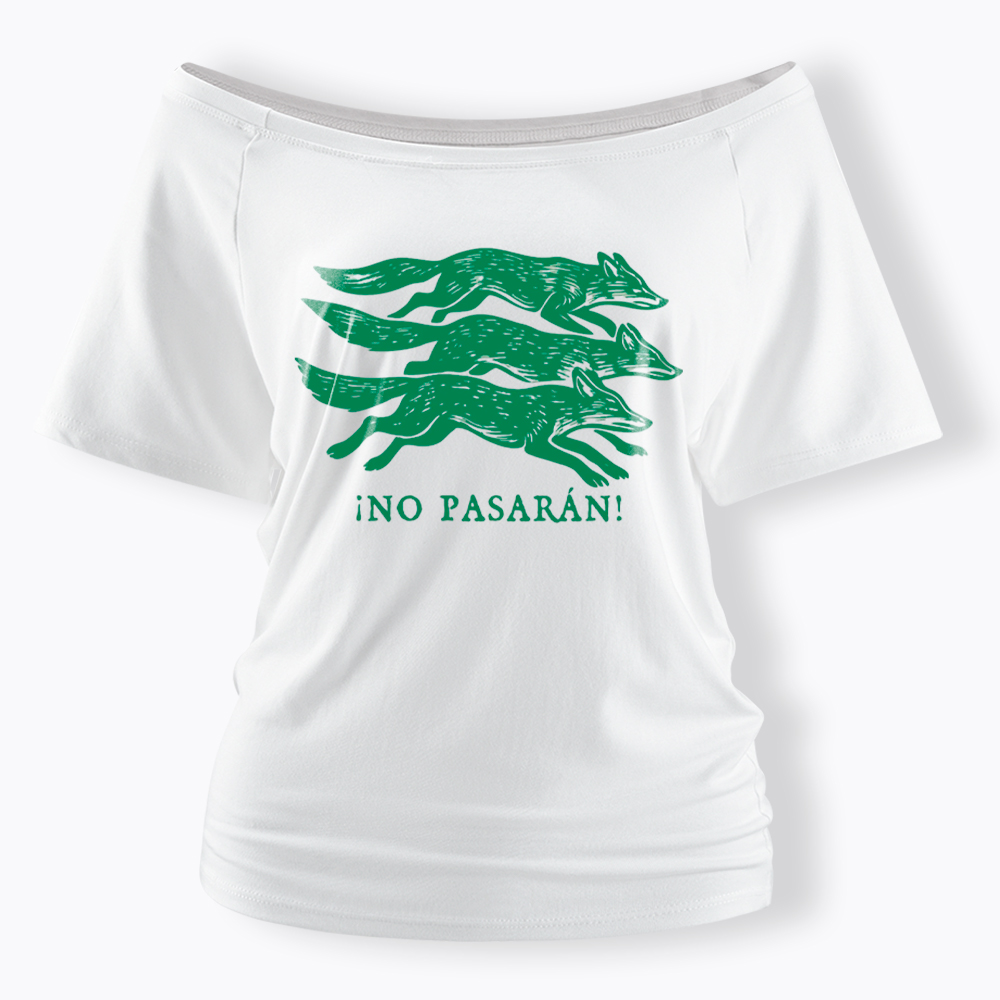 Foxes Resistance Off Shoulder T-Shirt