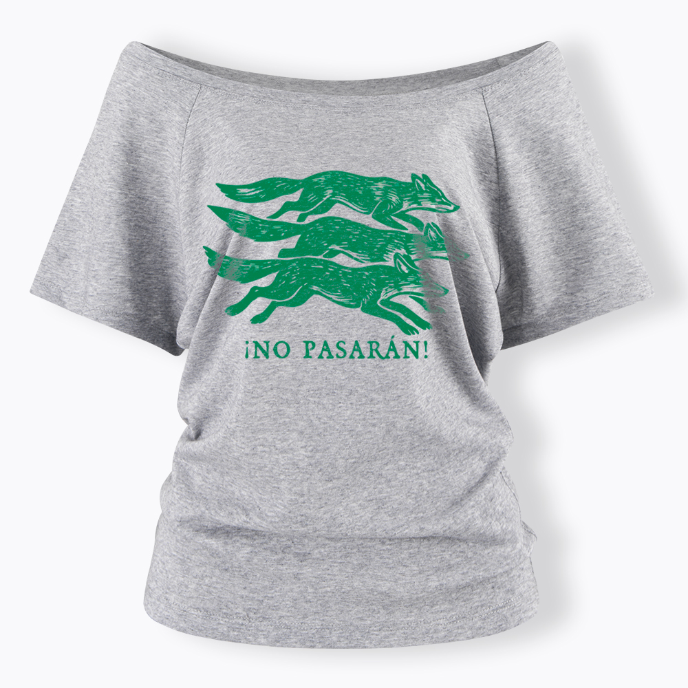 Foxes Resistance Off Shoulder T-Shirt